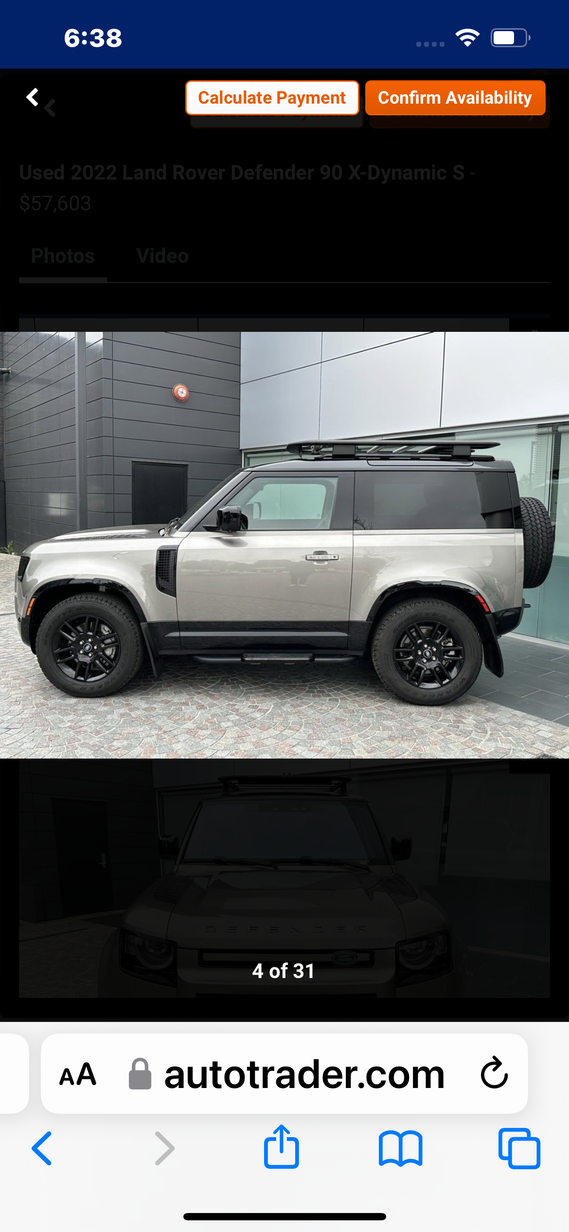 Used 2022 Land Rover Defender 90 X-Dynamic S AWD/4WD image 6