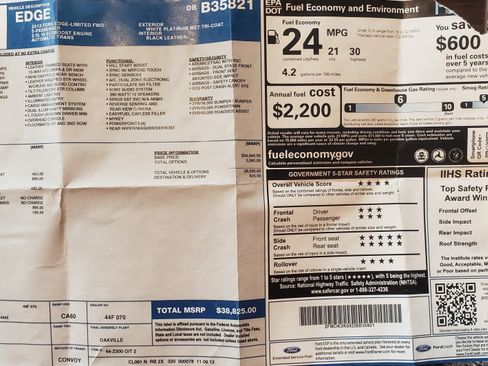 Used 2013 Ford Edge Limited w/ Vision Pkg image 1