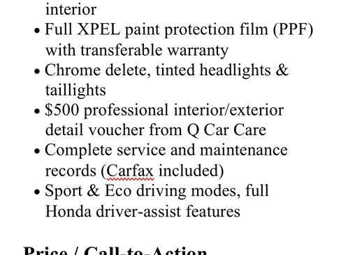 Used 2021 Honda Accord Sport image 2