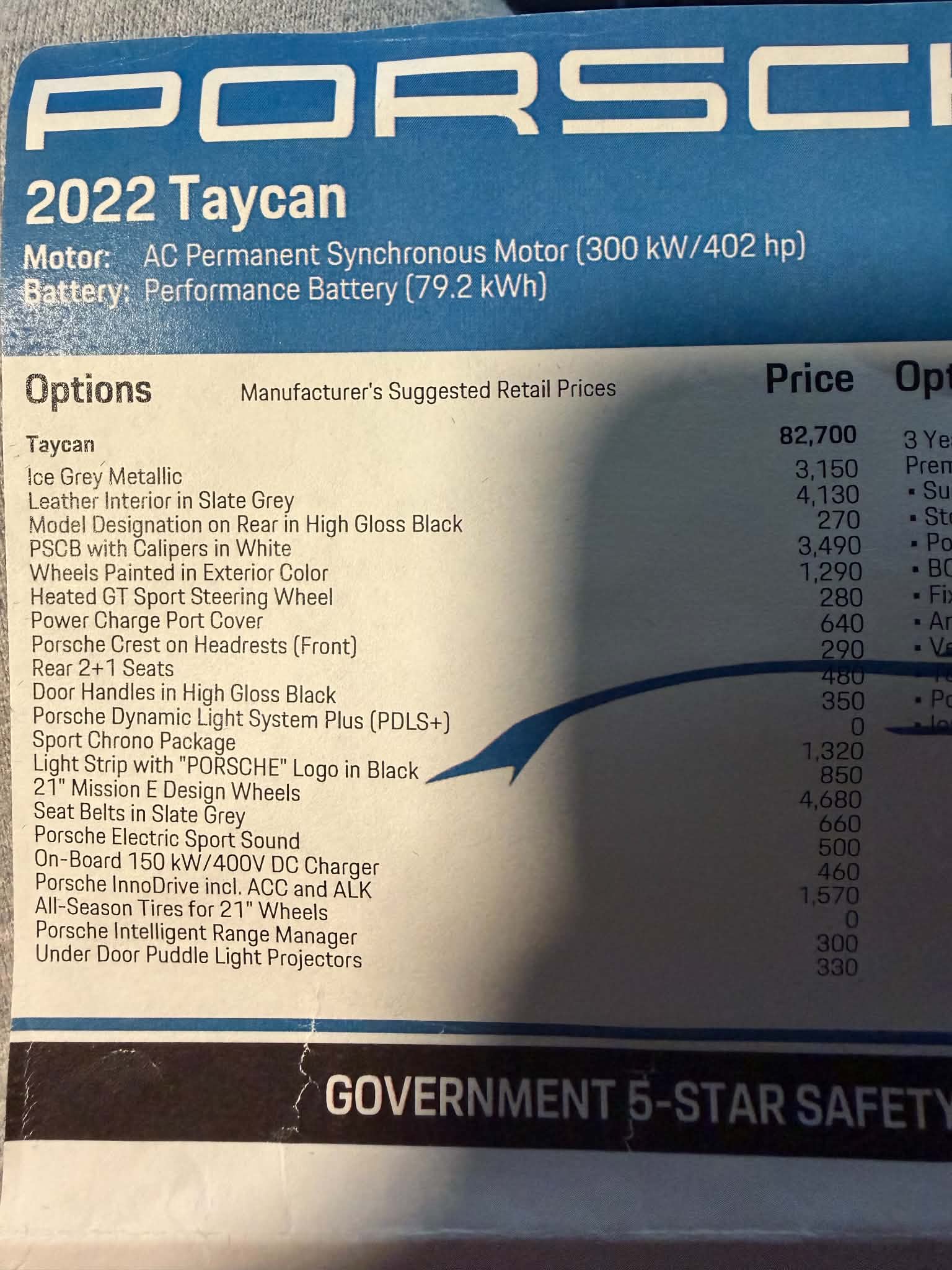 Used 2022 Porsche Taycan RWD image 16
