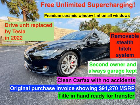Used 2014 Tesla Model S P85 image 2