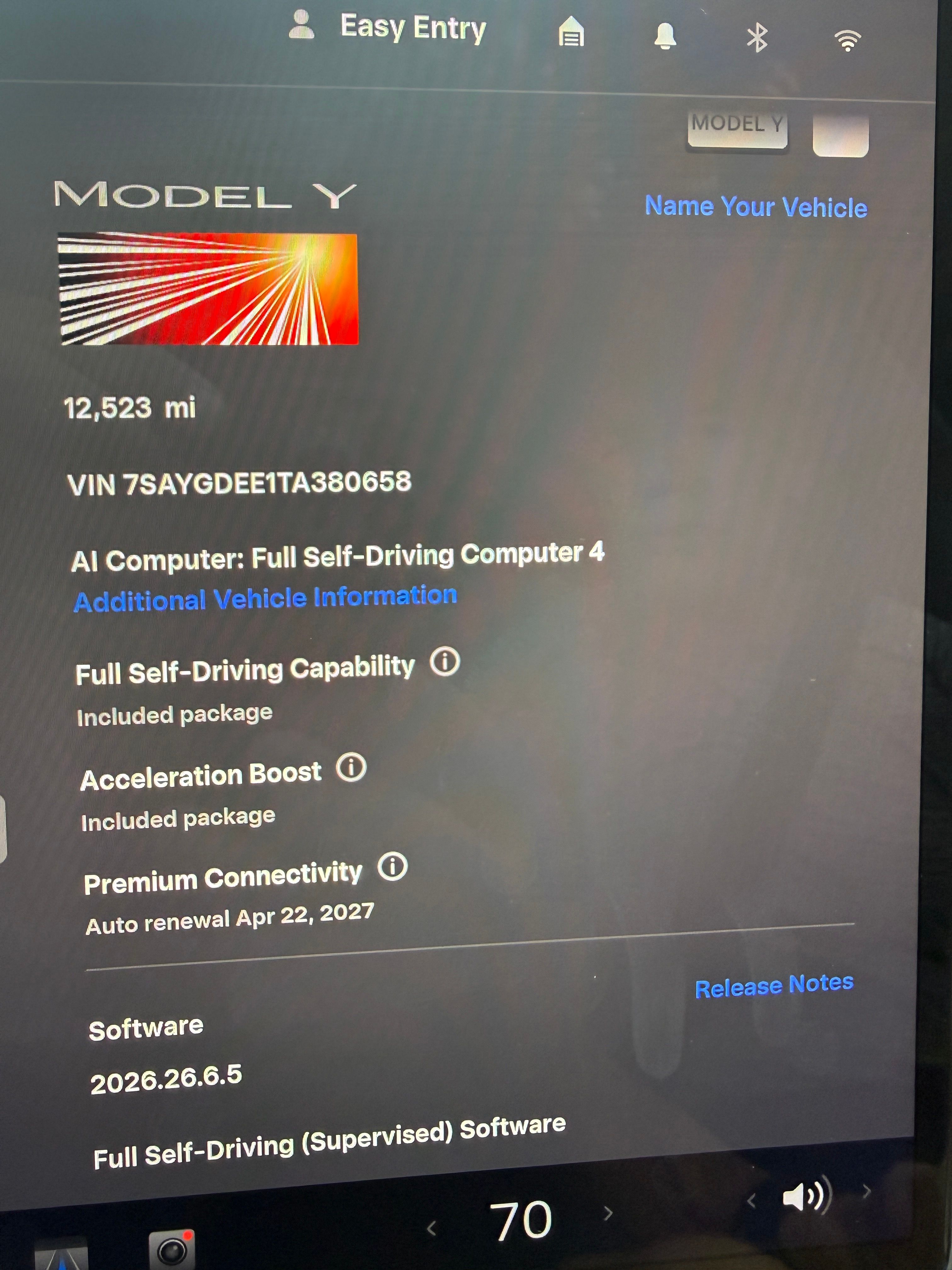 Used 2026 Tesla Model Y Long Range AWD/4WD image 2