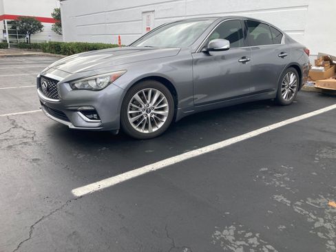 Used 2019 INFINITI Q50 Luxe w/ Cargo Package (L96) image 6
