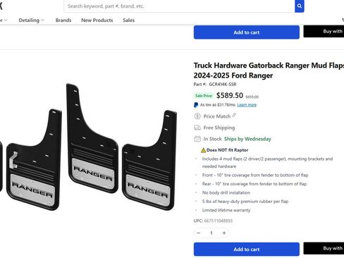 Used 2024 Ford Ranger XLT w/ Equipment Group 301A High image 4