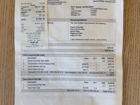 Used 2011 Toyota Tacoma 4x4 Access Cab V6 w/ TRD Off-Road Pkg image 27