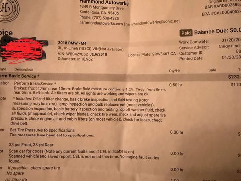 Used 2018 BMW M4 Convertible 2D w/ Competition Package image 26