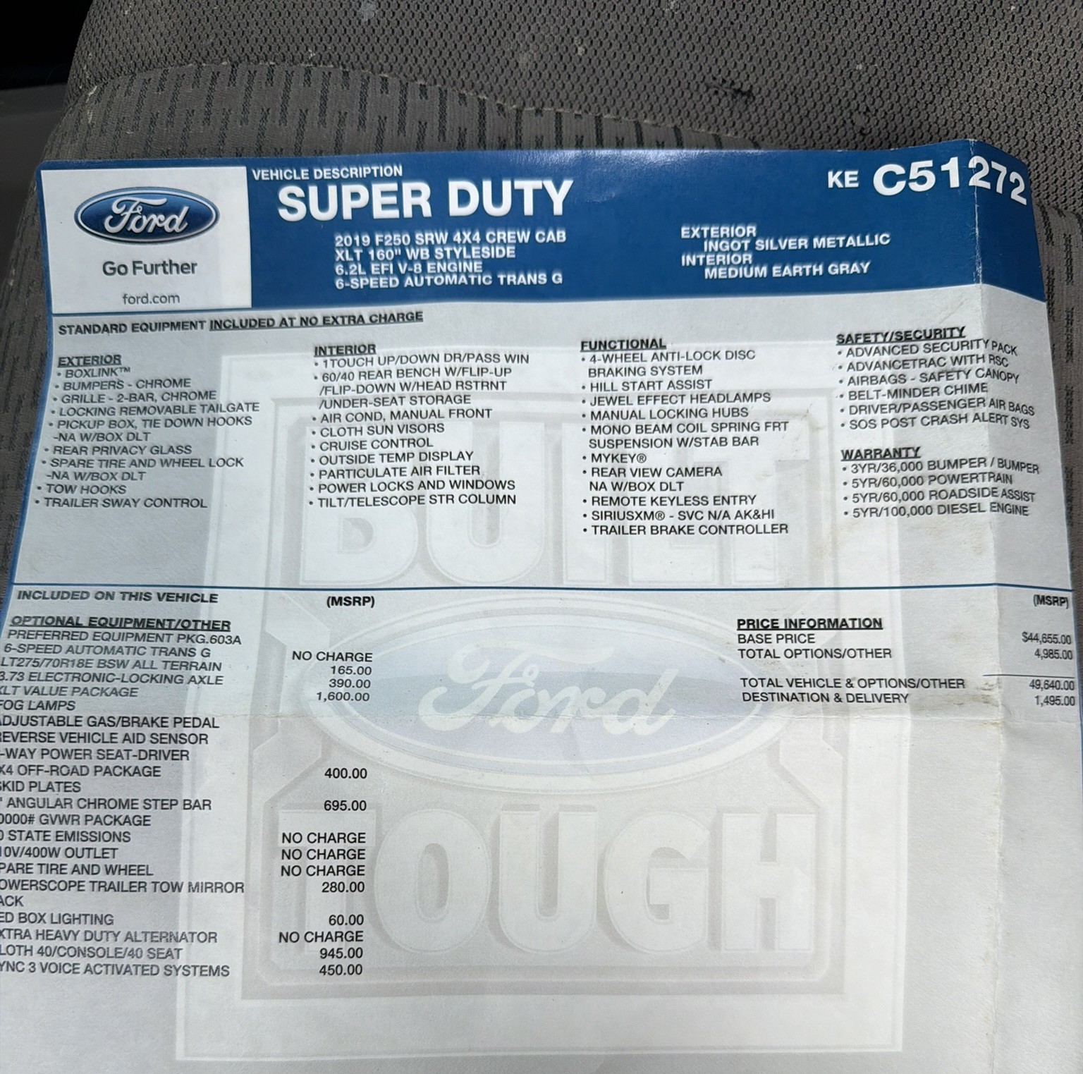 Used 2019 Ford F250 XLT w/ XLT Value Package AWD/4WD image 15