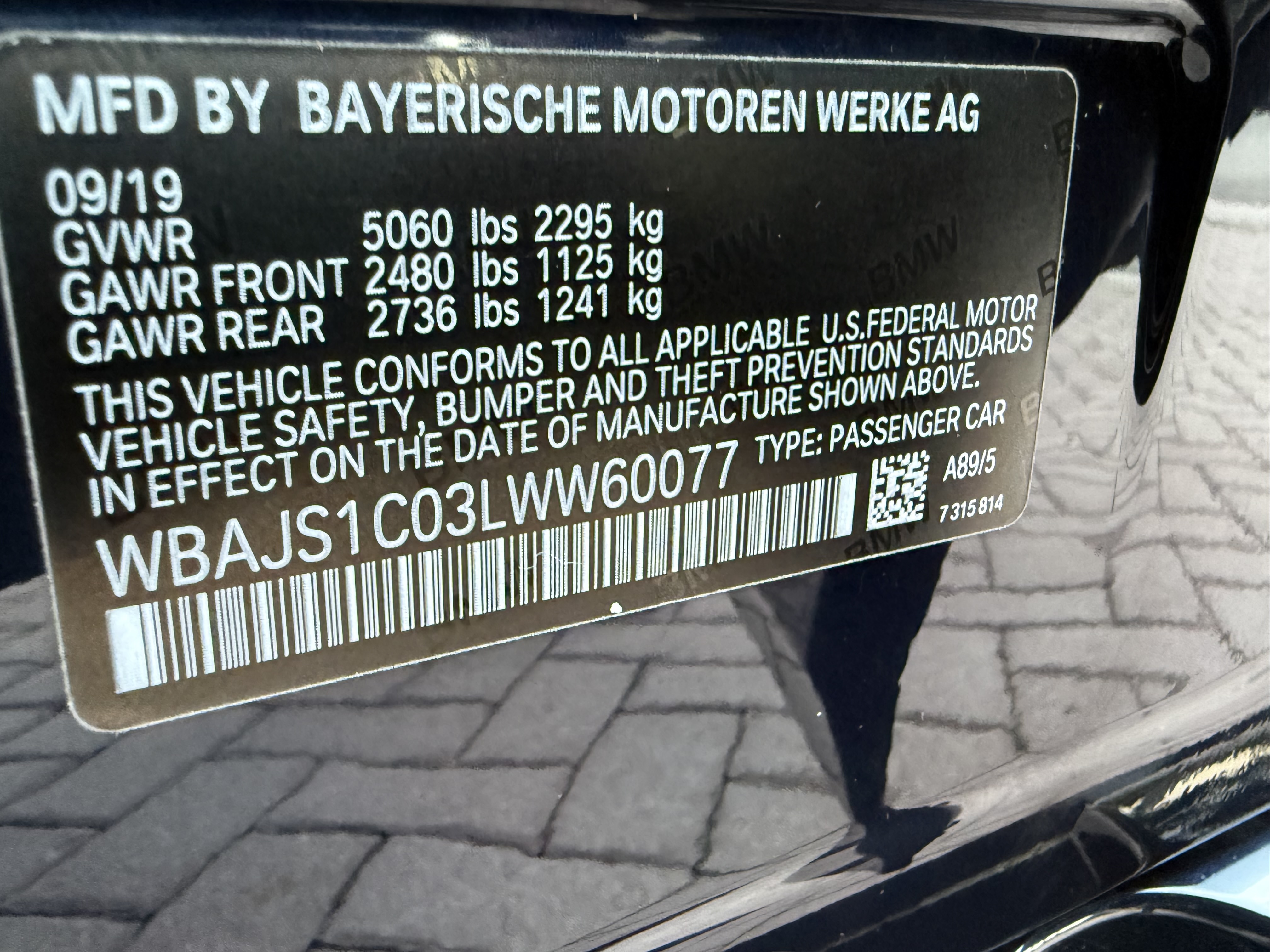 Used 2020 BMW 540i w/ Convenience Package RWD image 18