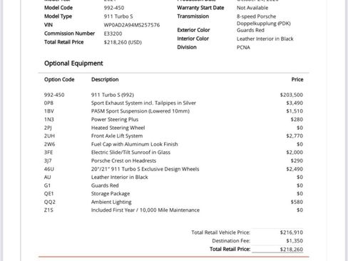 Used 2021 Porsche 911 Turbo S image 13