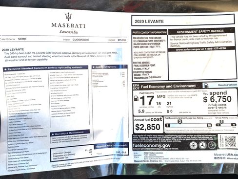 Used 2020 Maserati Levante image 17