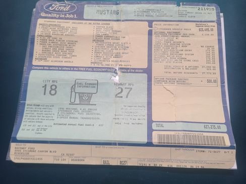 Used 1996 Ford Mustang GT RWD image 18