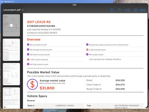 Used 2017 Lexus RX 350 F Sport image 17