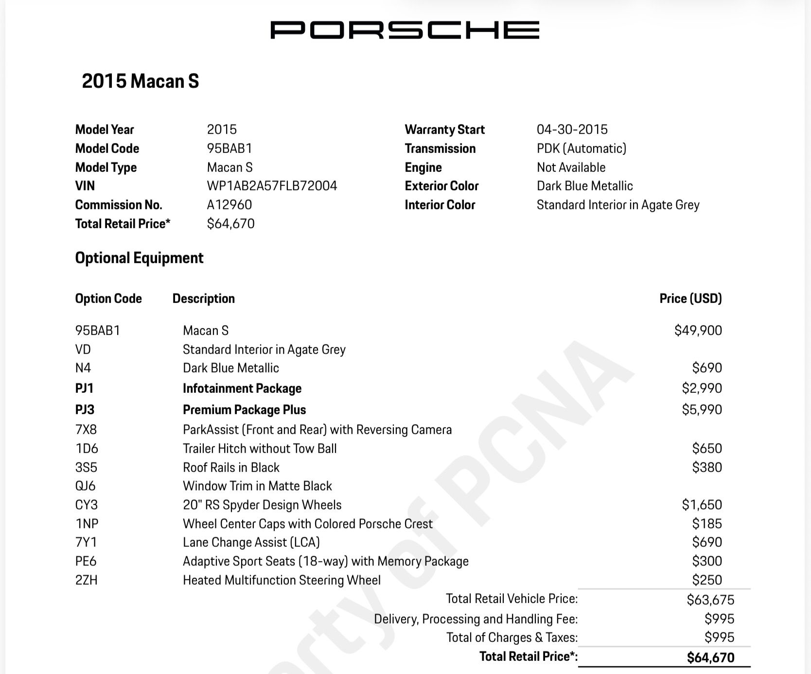 Used 2015 Porsche Macan S AWD/4WD image 4