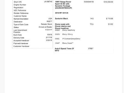 Used 2018 Land Rover Range Rover Sport Supercharged image 12