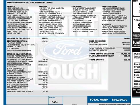 Used 2021 Ford F150 Platinum w/ Equipment Group 701A High image 17