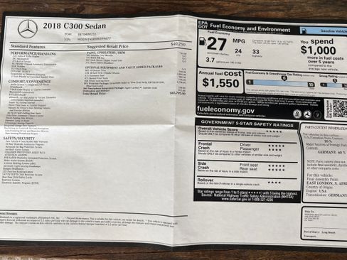 Used 2018 Mercedes-Benz C 300 Sedan image 12