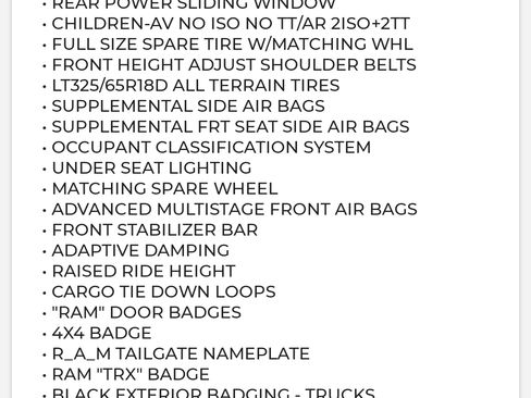 Used 2024 RAM 1500 TRX w/ TRX Level 2 Equipment Group image 9