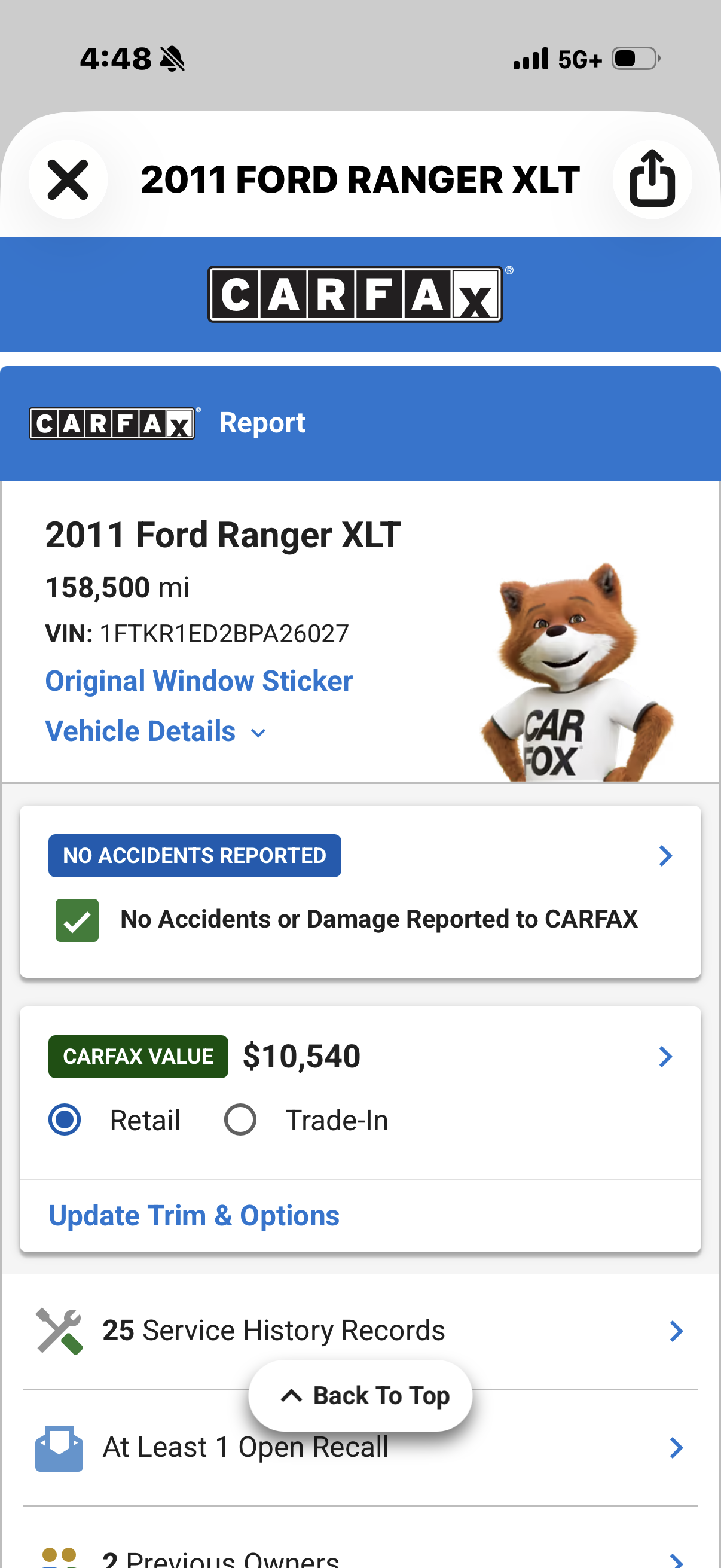 Used 2011 Ford Ranger XLT RWD image 11