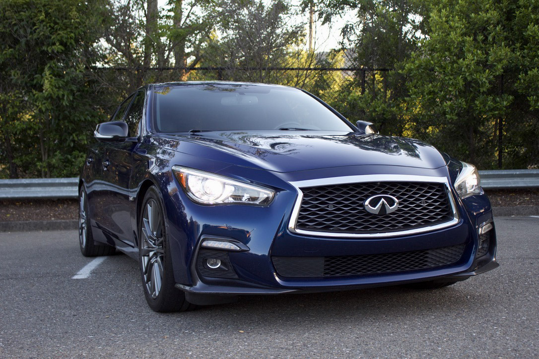 Used 2019 INFINITI Q50 Red Sport 400 RWD image 2
