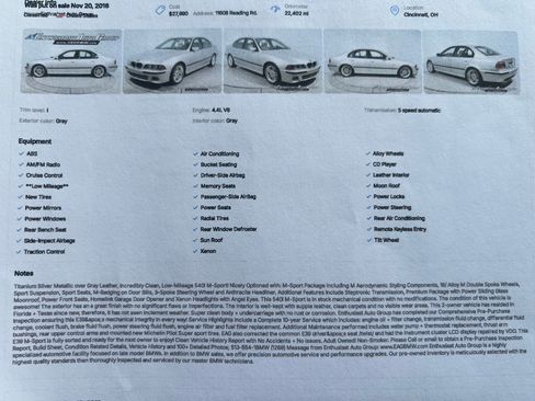 Used 2003 BMW 540i Sedan image 29