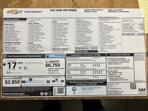 Used 2020 Chevrolet Tahoe Premier image 30