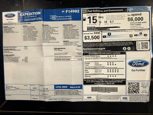 Used 2014 Ford Expedition Limited w/ Equipment Group 301A AWD/4WD image 31