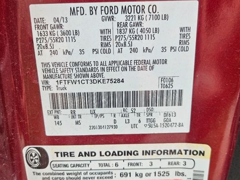 Used 2013 Ford F150 XLT w/ Luxury Equipment Group image 8