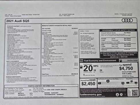 Used 2021 Audi SQ5 Premium Plus w/ Premium Plus Package image 26