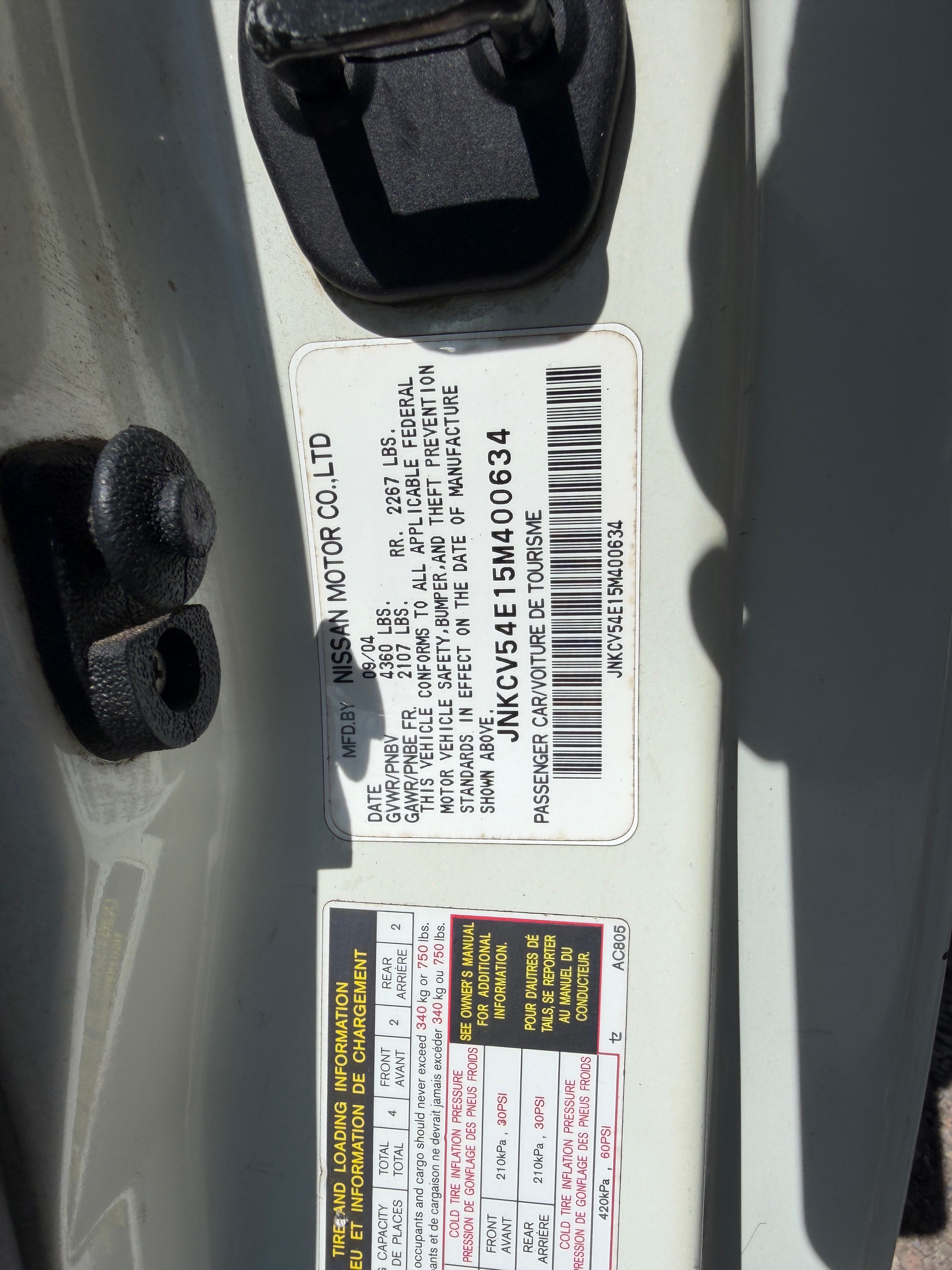 Used 2005 INFINITI G35 Coupe w/ (P01) Premium Pkg RWD image 1