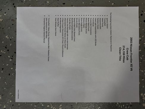 Used 2003 Nissan Frontier XE RWD image 14