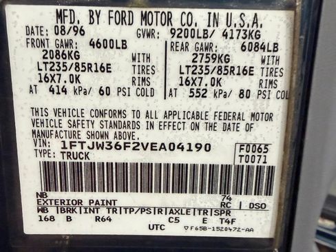 Used 1997 Ford F350 4x4 Crew Cab image 19