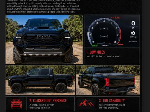 Used 2024 Toyota Tacoma TRD Pro AWD/4WD image 4