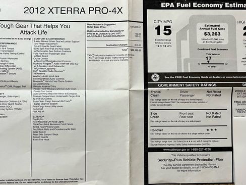 Used 2012 Nissan Xterra PRO-4X image 15