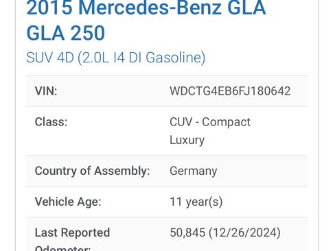 Used 2015 Mercedes-Benz GLA 250 image 8
