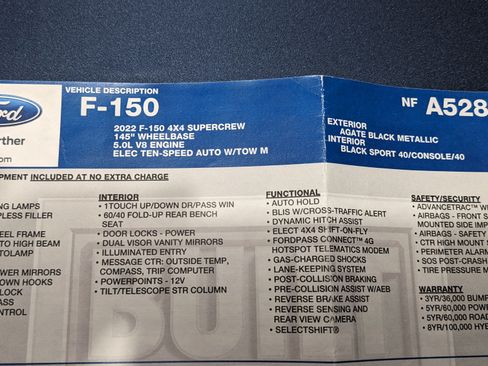 Used 2022 Ford F150 XLT w/ Equipment Group 302A High image 30