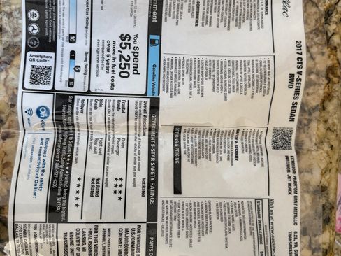 Used 2017 Cadillac CTS V w/ Carbon Black Package image 15