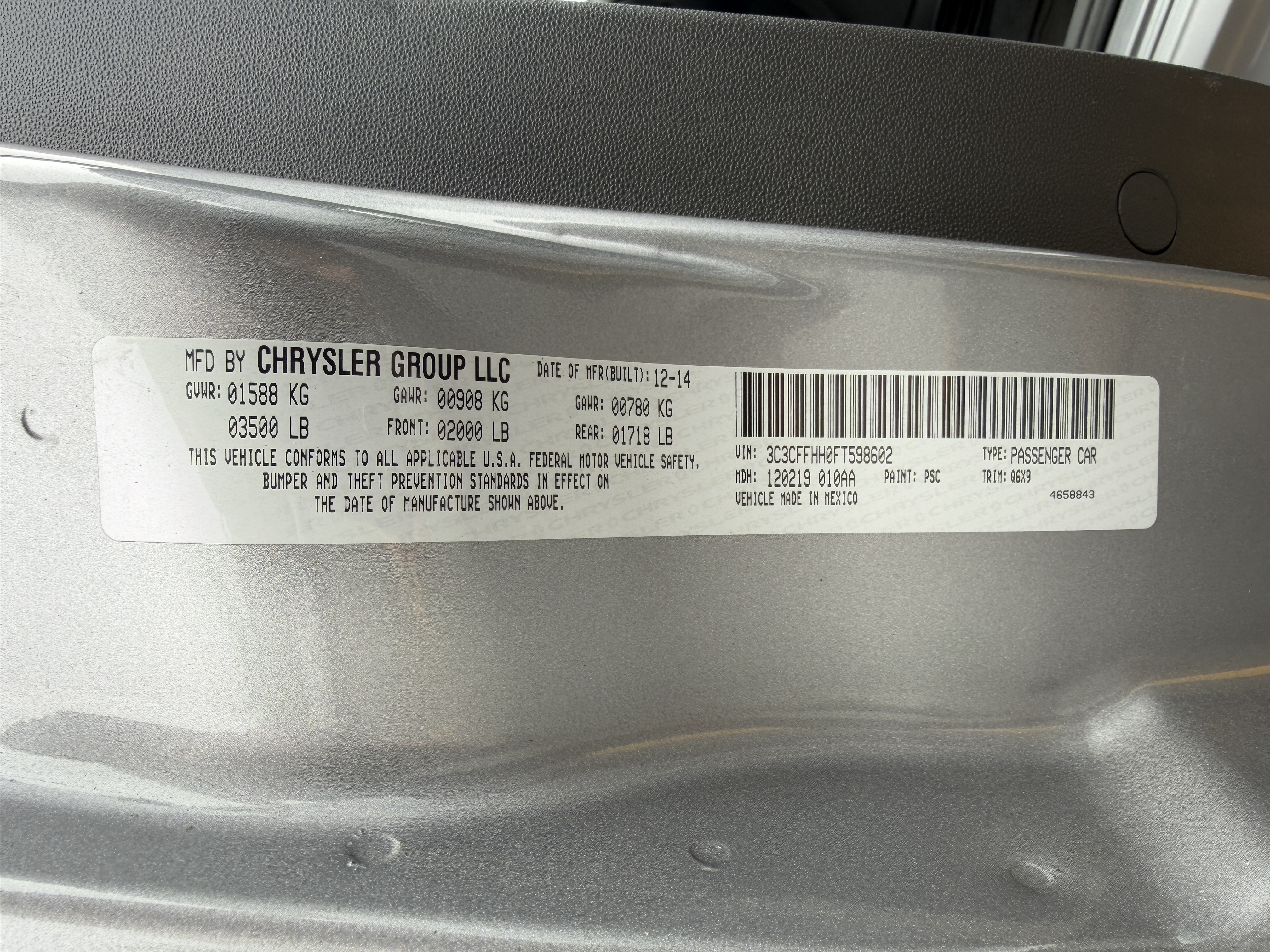 Used 2015 FIAT 500 Turbo FWD image 13