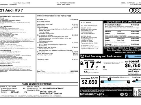Used 2021 Audi RS 7 Prestige image 22