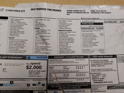 Used 2019 Chevrolet Traverse Premier w/ Driver Confidence II Package