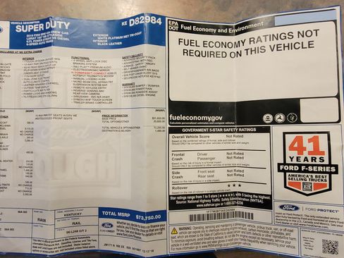 Used 2019 Ford F250 Lariat w/ Lariat Ultimate Package image 2