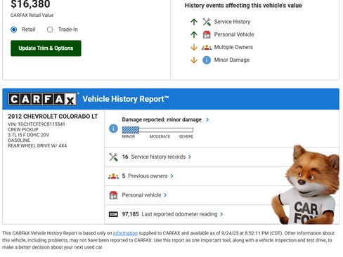 Used 2012 Chevrolet Colorado LT image 4