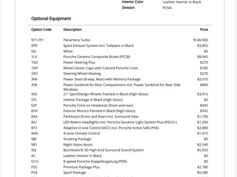 Used 2017 Porsche Panamera Turbo image 5