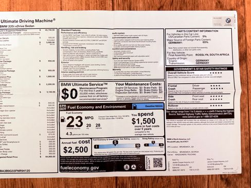 Used 2015 BMW 335i xDrive Sedan image 19