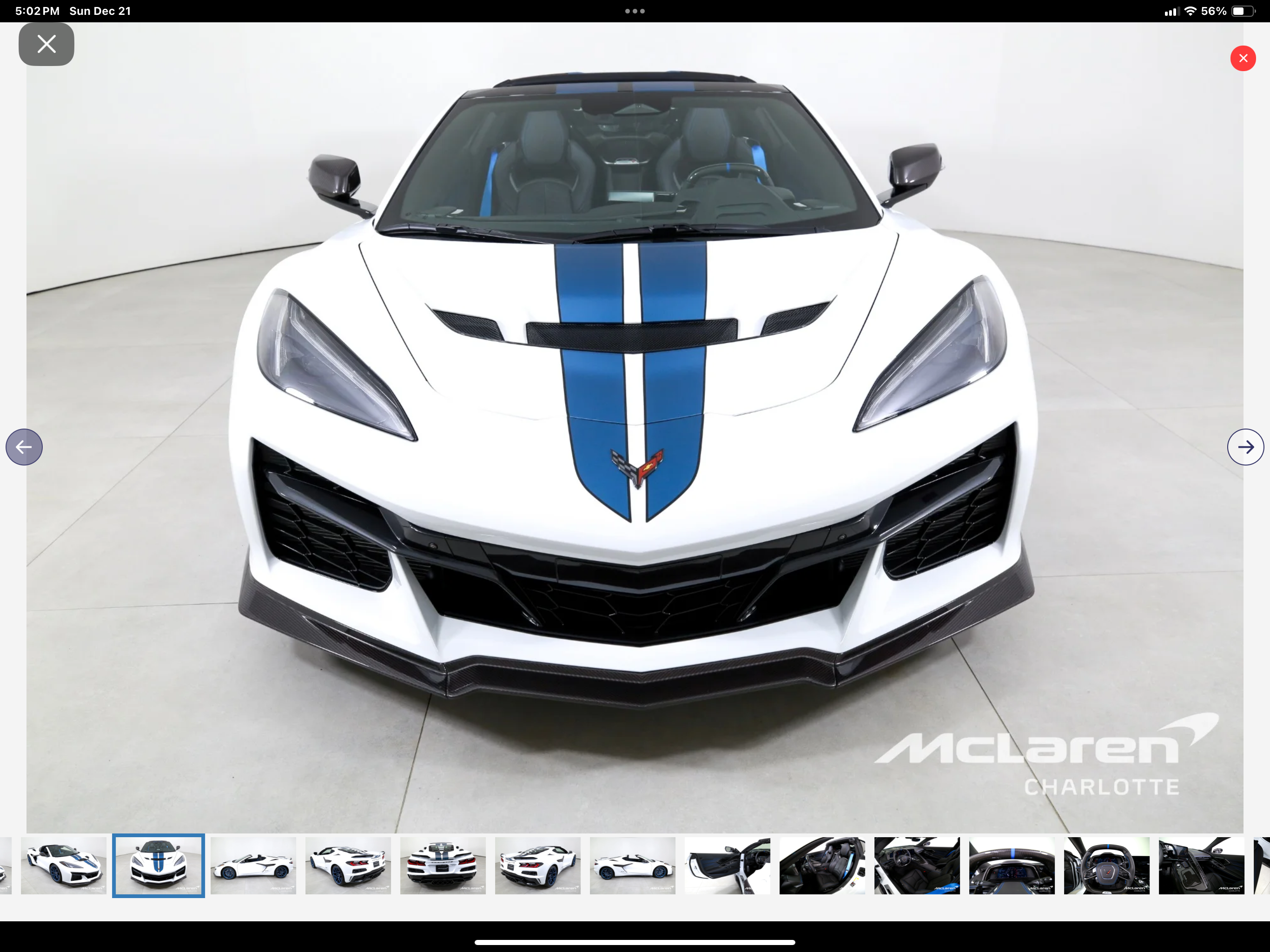 Used 2025 Chevrolet Corvette ZR1 w/ Stealth Interior Trim Package RWD image 12
