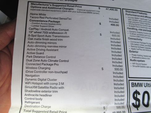 Used 2023 BMW 430i 430i Coupe 2D w/ Convenience Package image 15