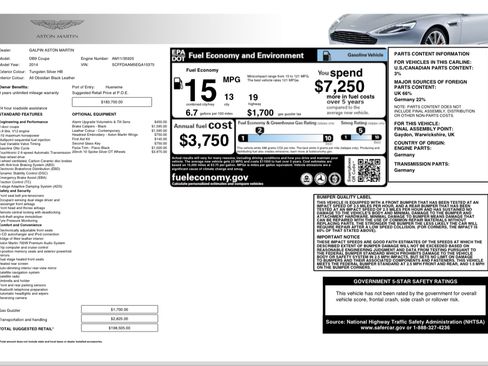 Used 2014 Aston Martin DB9 Coupe image 31