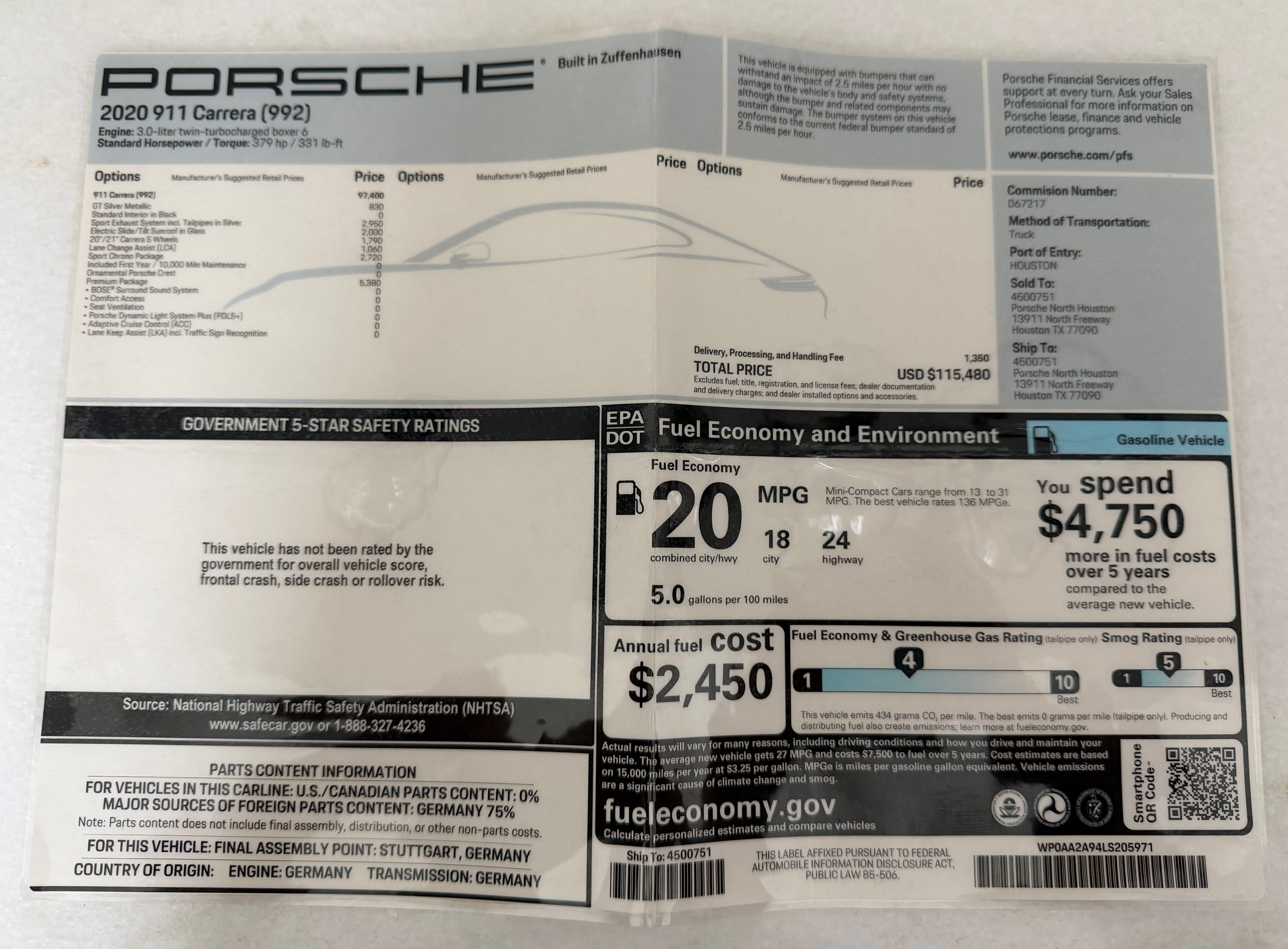 Used 2020 Porsche 911 Carrera image 16