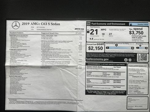 Used 2019 Mercedes-Benz C 63 AMG S image 20