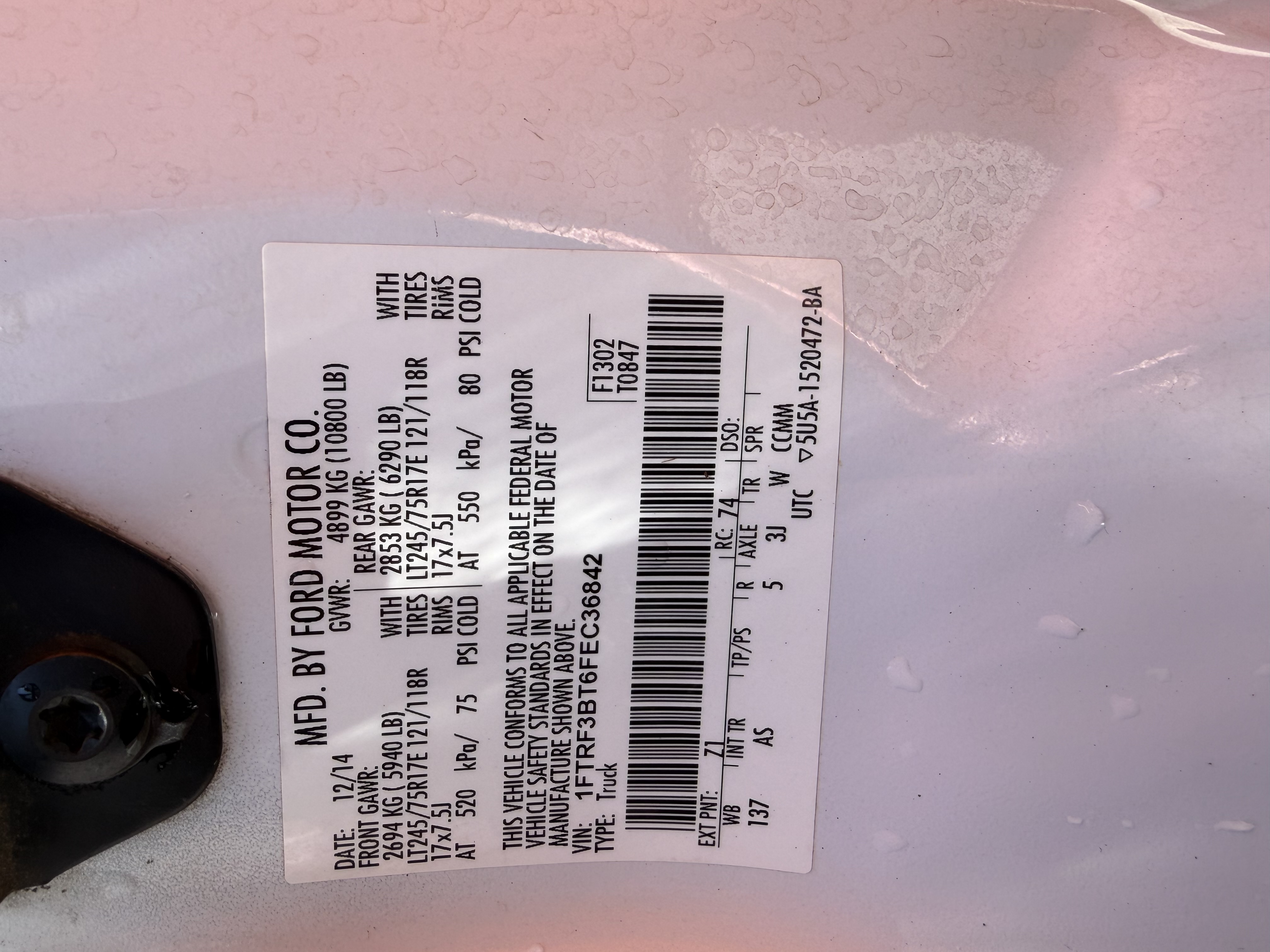 Used 2015 Ford F350 XL w/ XL Appearance Package AWD/4WD image 9