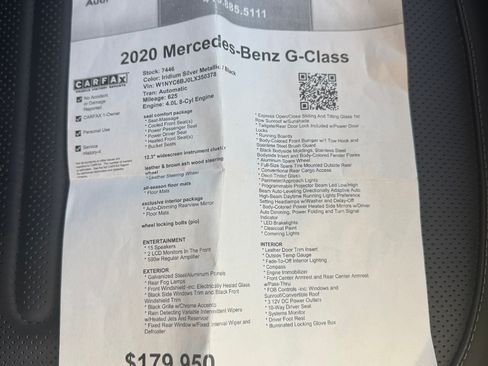 Used 2020 Mercedes-Benz G 550 image 16